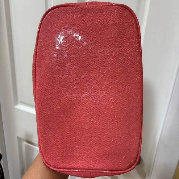 Guess Pink Satchel with Beige Handles - Picture 6 of 9